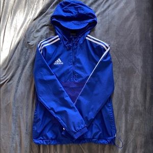 Adidas Blue Windbreaker